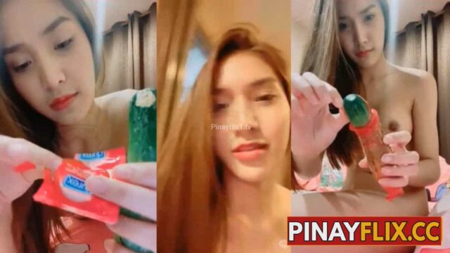 Takot Siyang Mabuntis ng Pipino Kaya Nilagyan ng Condom